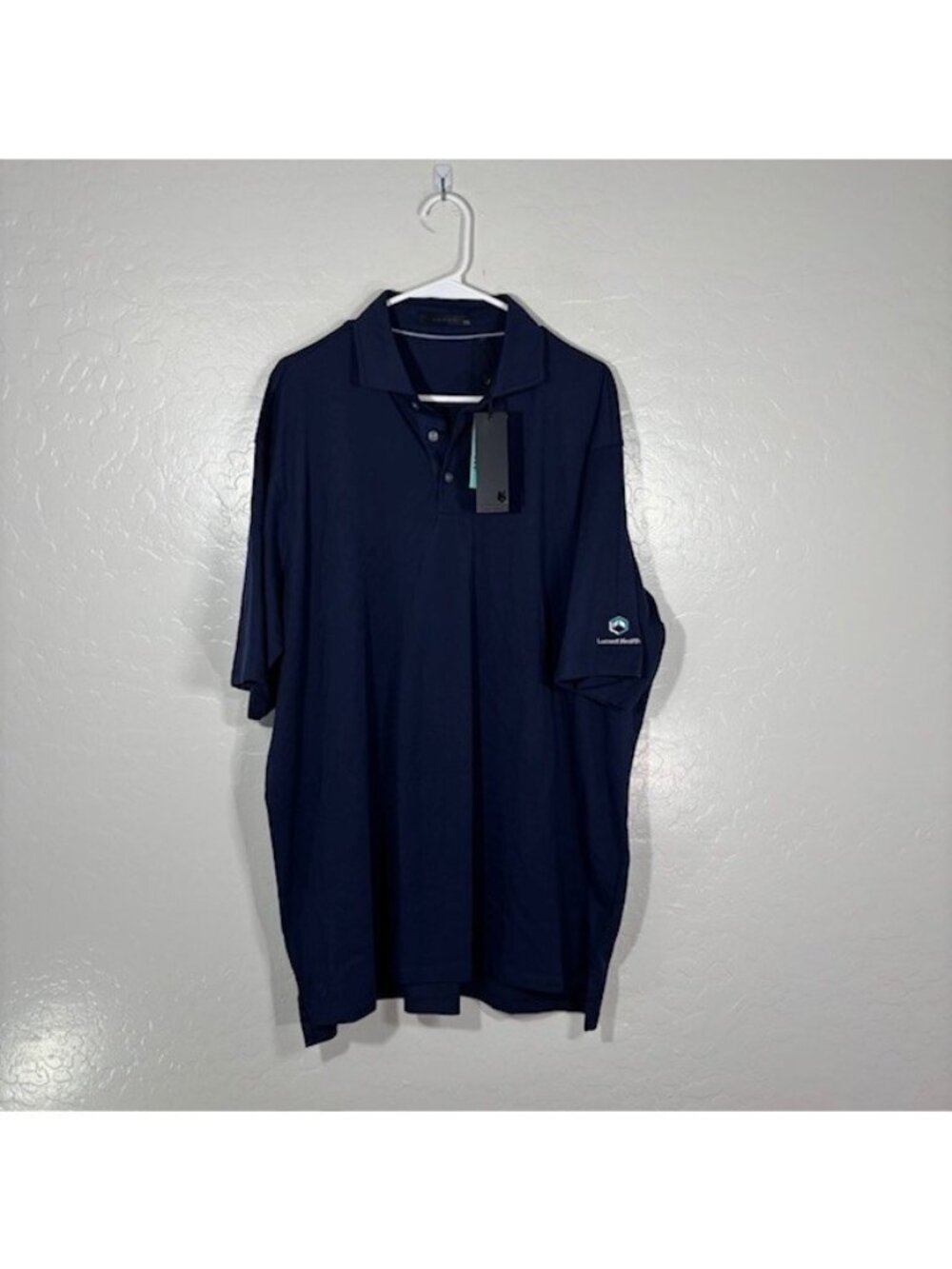 Greyson Golf Polo Shirt Mens XXL Pique Knit Navy Short Sleeve NEW
